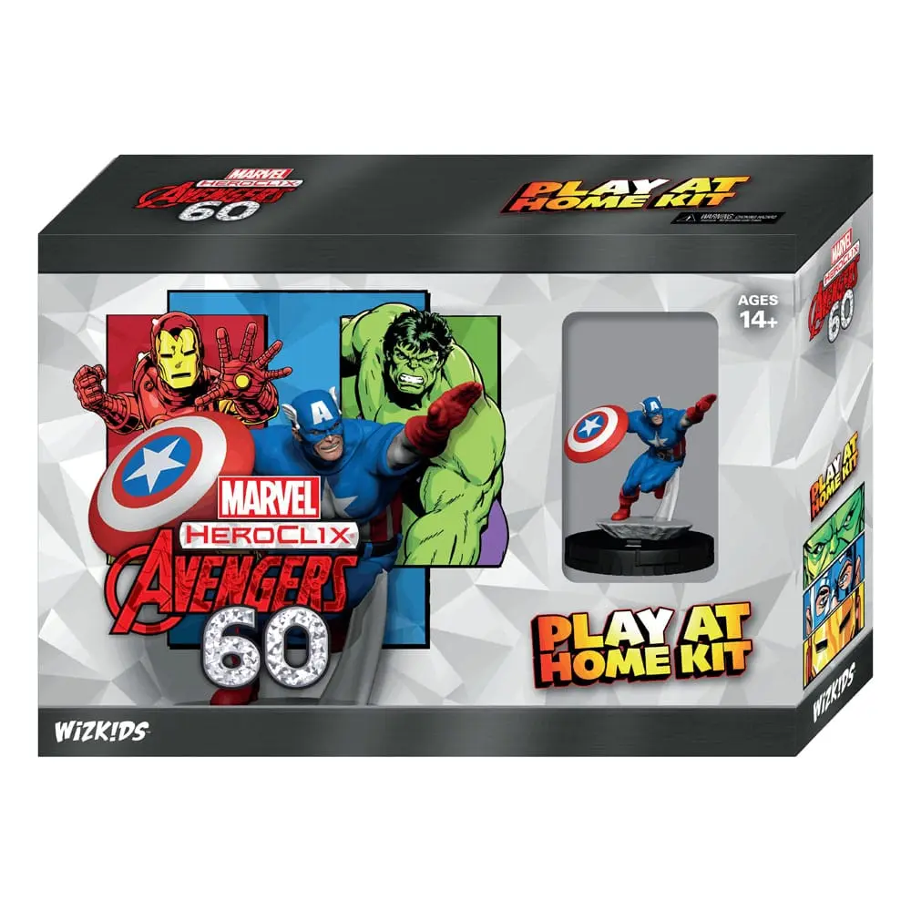 Marvel HeroClix: Avengers 60th Anniversary Play at Home Kit - Captain America product photo