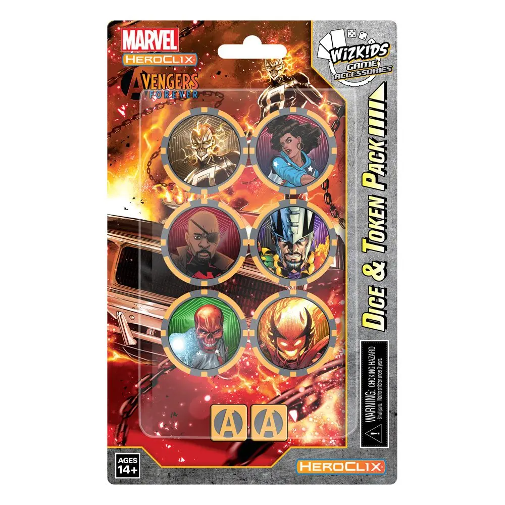 Marvel HeroClix: Avengers Forever Dice and Token Pack Ghost Rider product photo