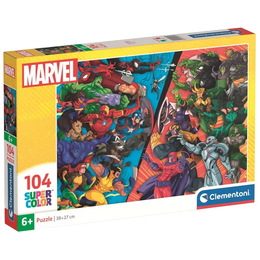 Marvel Heroes vs Villains puzzle 104pcs product photo