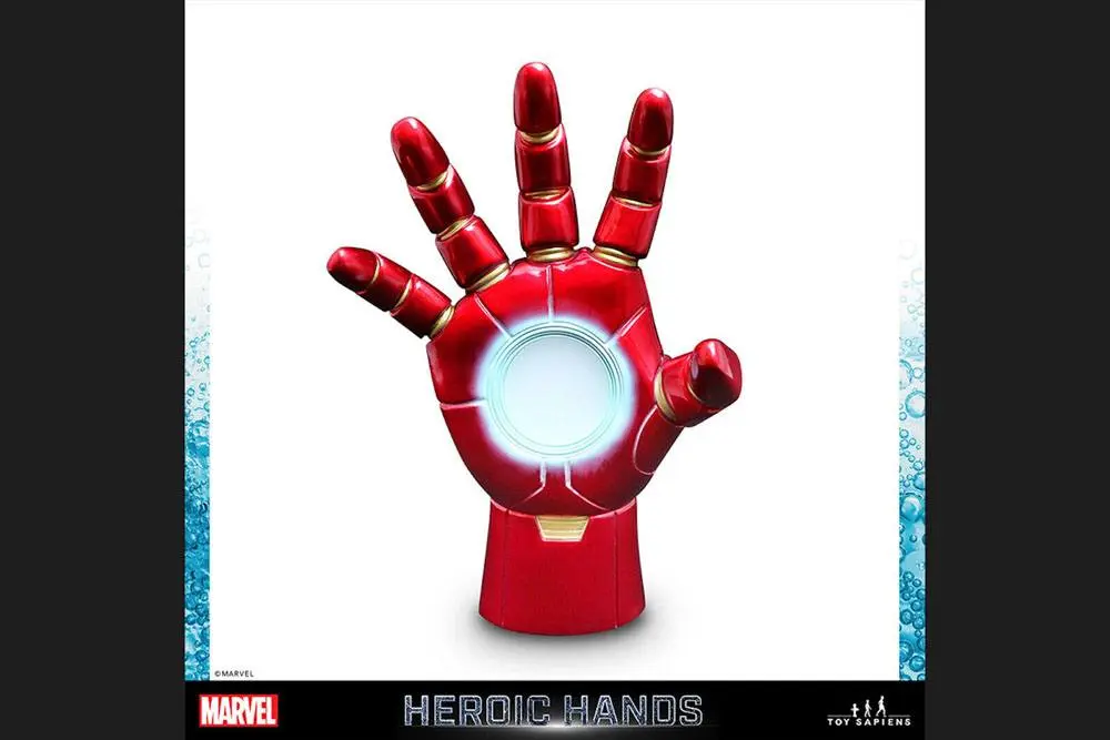 Marvel Heroic Hands  Life-Size Statue #2A Iron Man 23 cm product photo