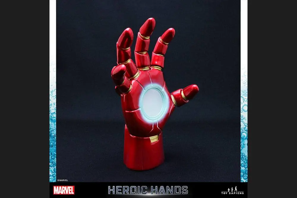 Marvel Heroic Hands  Life-Size Statue #2A Iron Man 23 cm product photo