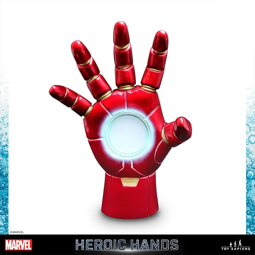 Marvel Heroic Hands  Life-Size Statue #2A Iron Man 23 cm product photo