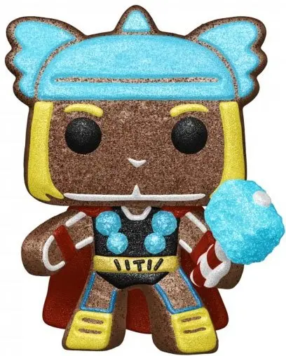 Marvel Holiday POP! Vinyl Figure Thor Glitter Exclusive Diamond Collection 9 cm product photo