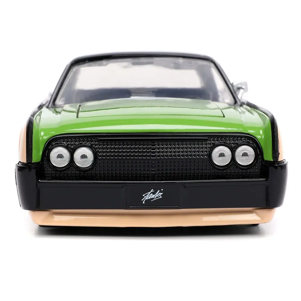Marvel Hollywood Rides Diecast Model 1/24 1963 Lincoln Continental with Stan Lee Figur product photo