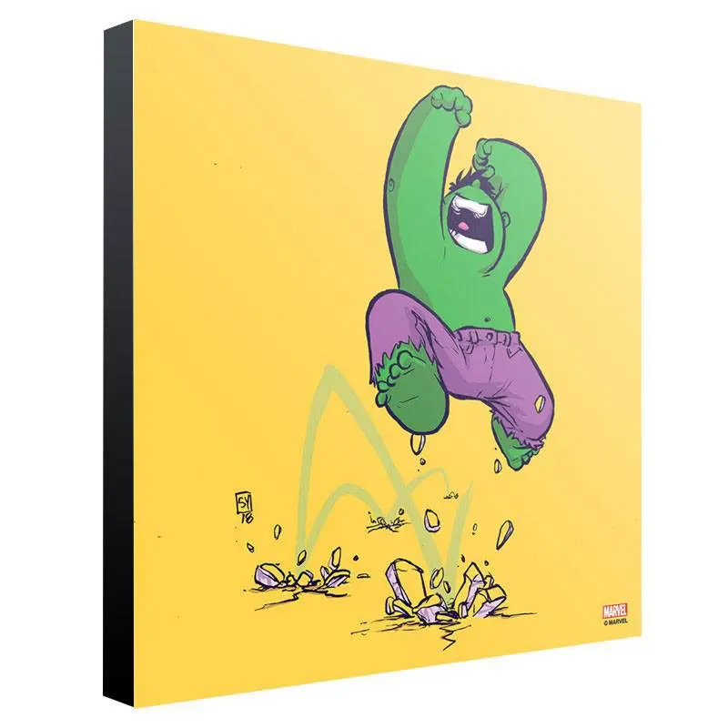 Marvel Wooden Wall Art Hulk by Skottie Young 30 x 30 cm product photo