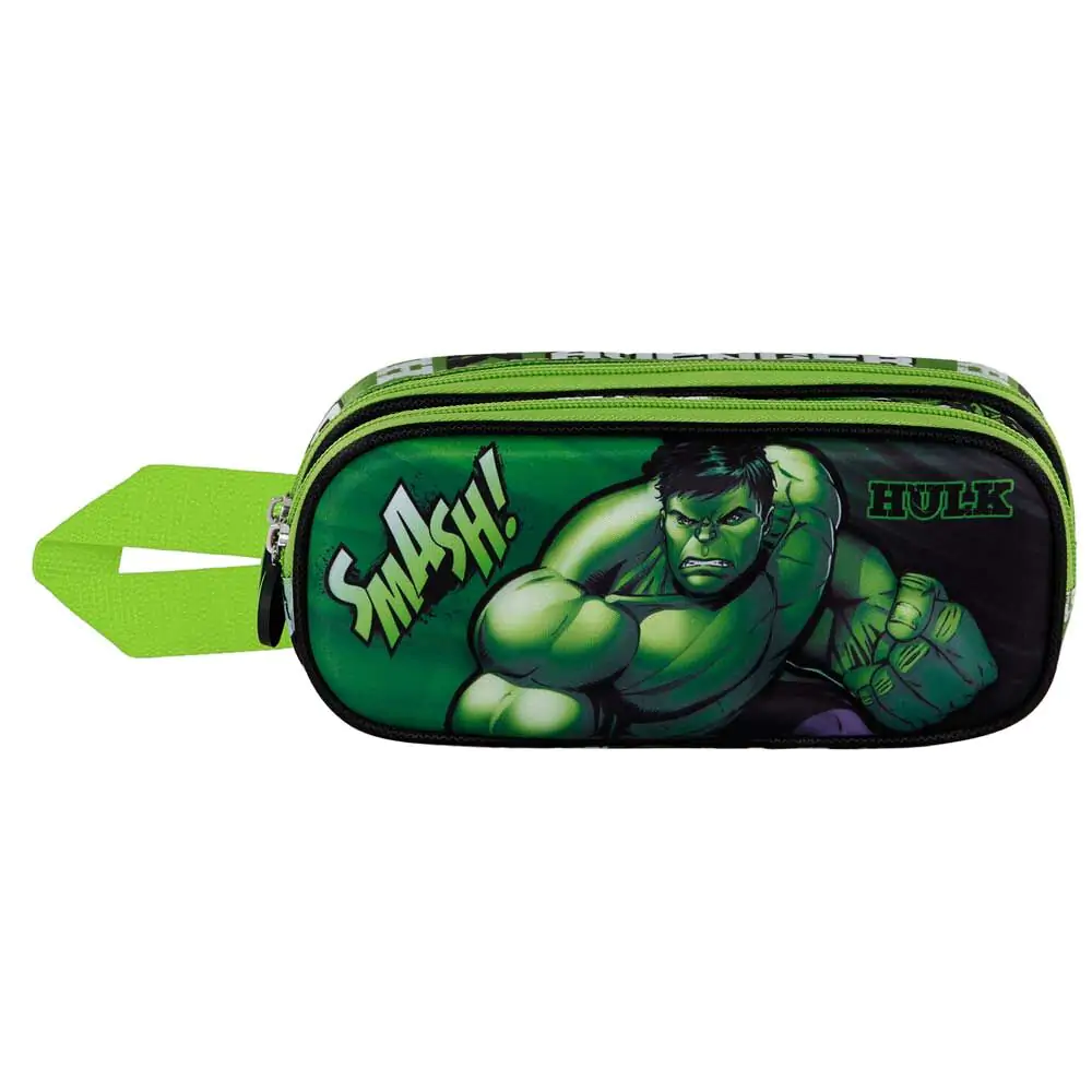 Marvel Hulk Superhuman 3D double pencil case product photo