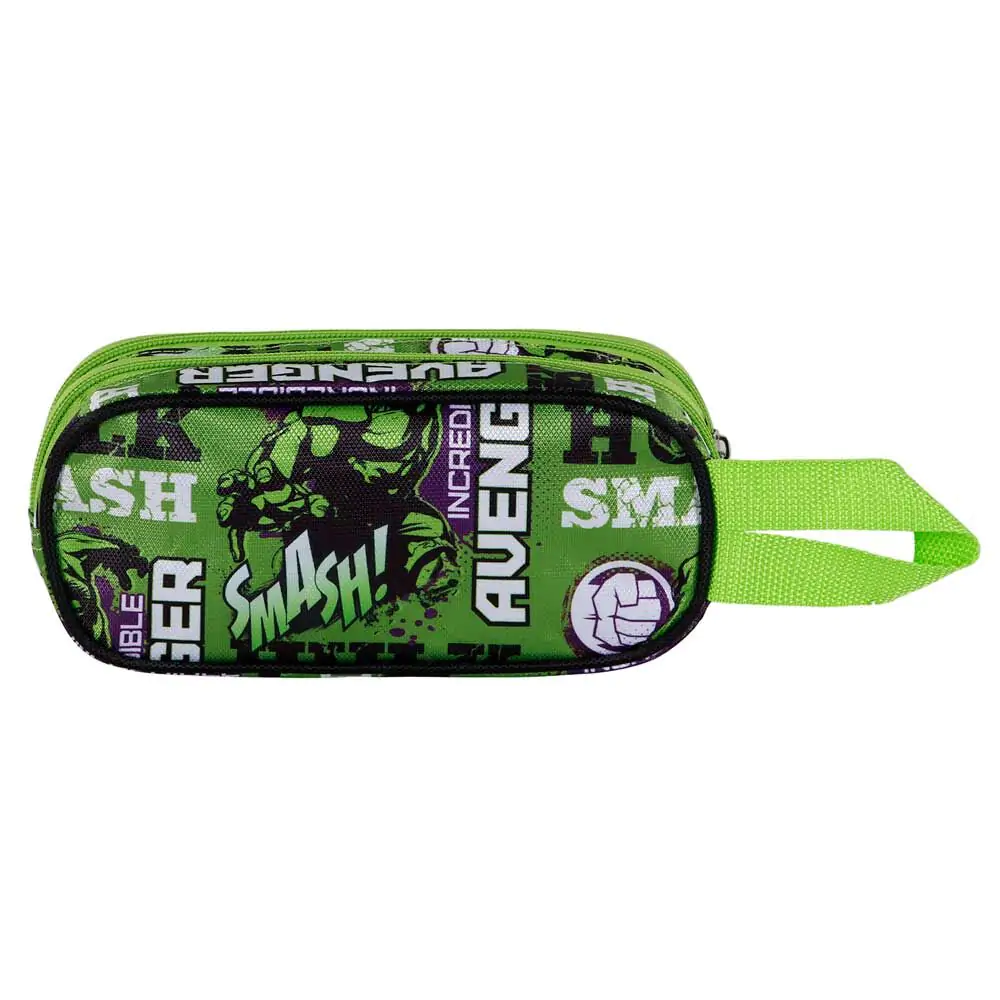 Marvel Hulk Superhuman 3D double pencil case product photo