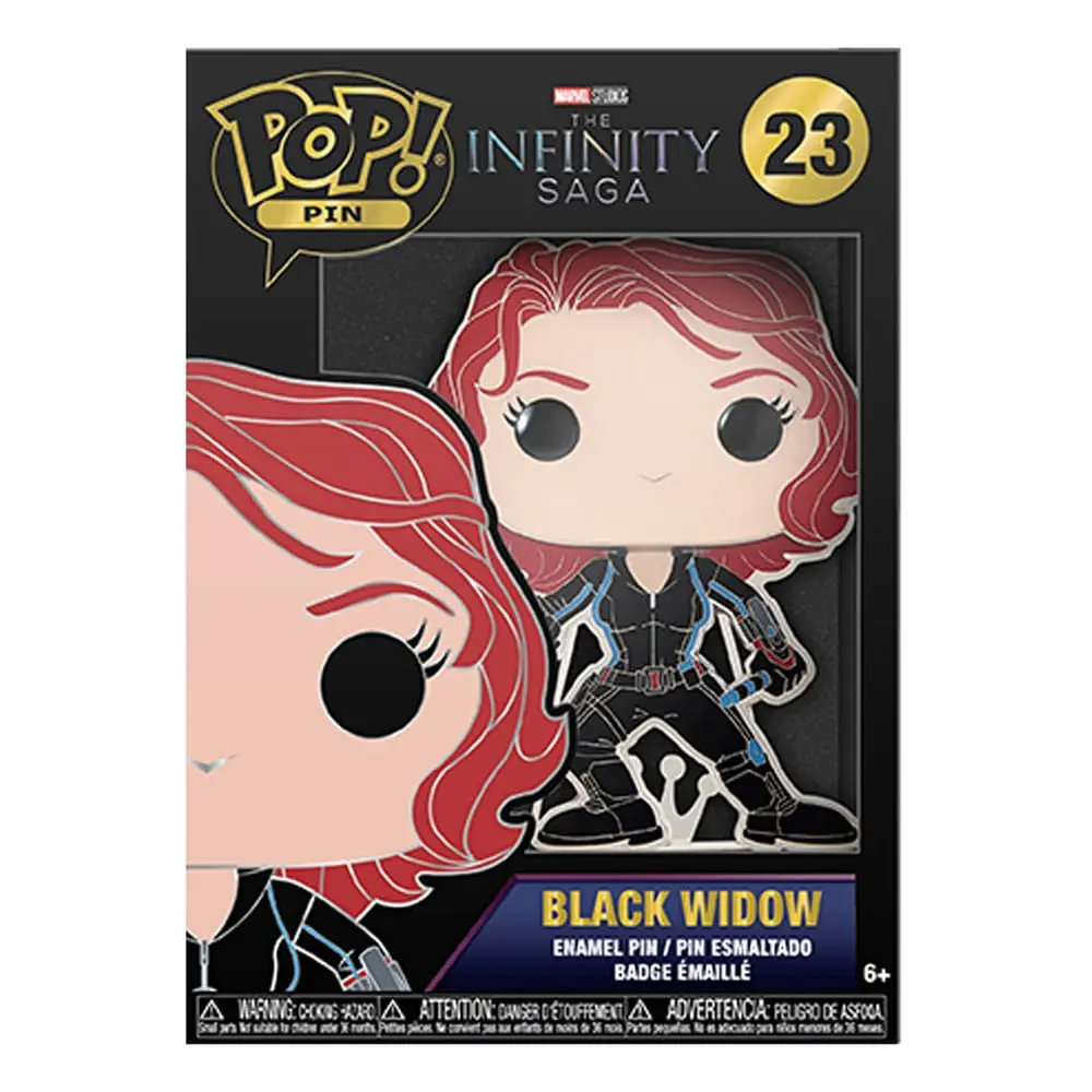 Marvel Infinity Saga POP! Enamel Pin Black Widow 10 cm termékfotó