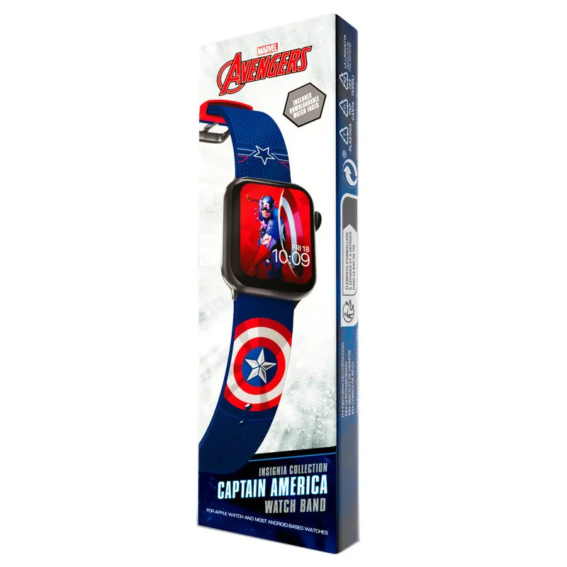 Marvel Smartwatch-Wristband Insignia Collection: Captain America product photo