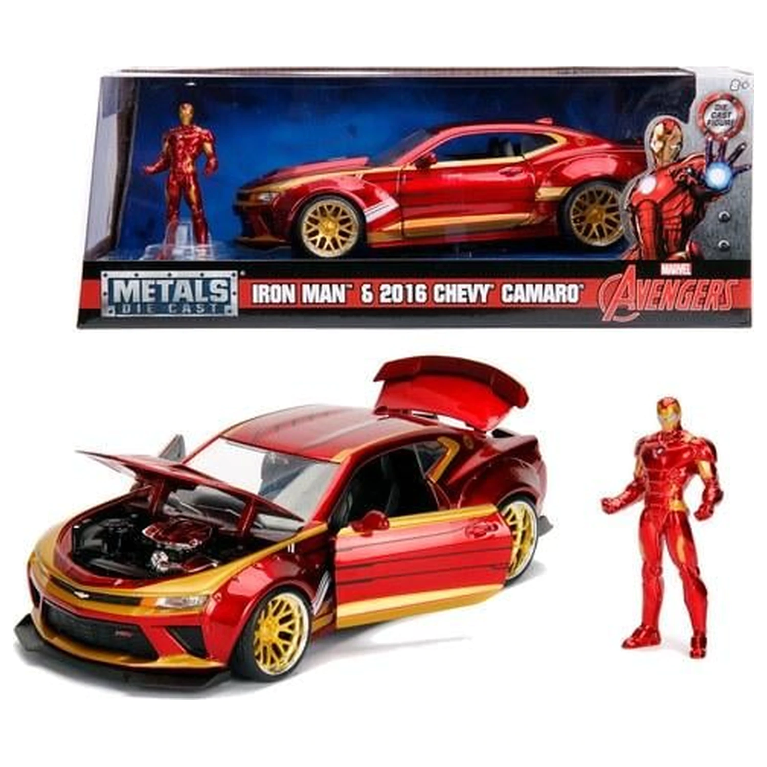 Marvel Iron Man 2016 Chevy Camaro SS 1:24 product photo