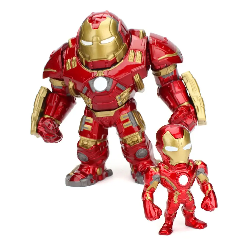 Marvel Metal figures Iron Man &amp; Hulkbuster 5-15 cm product photo