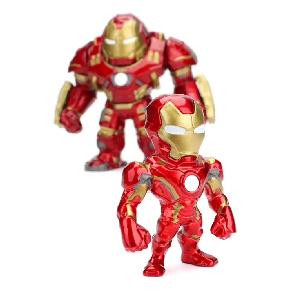 Marvel Metal figures Iron Man &amp; Hulkbuster 5-15 cm product photo