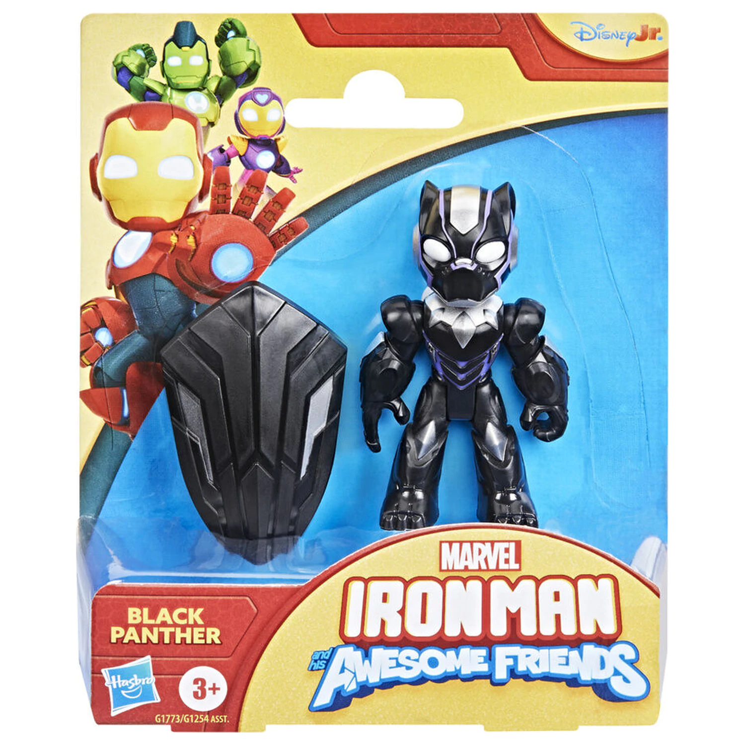 Marvel Iron Man And His Awesome Friends Black Panther figure 7cm product photo