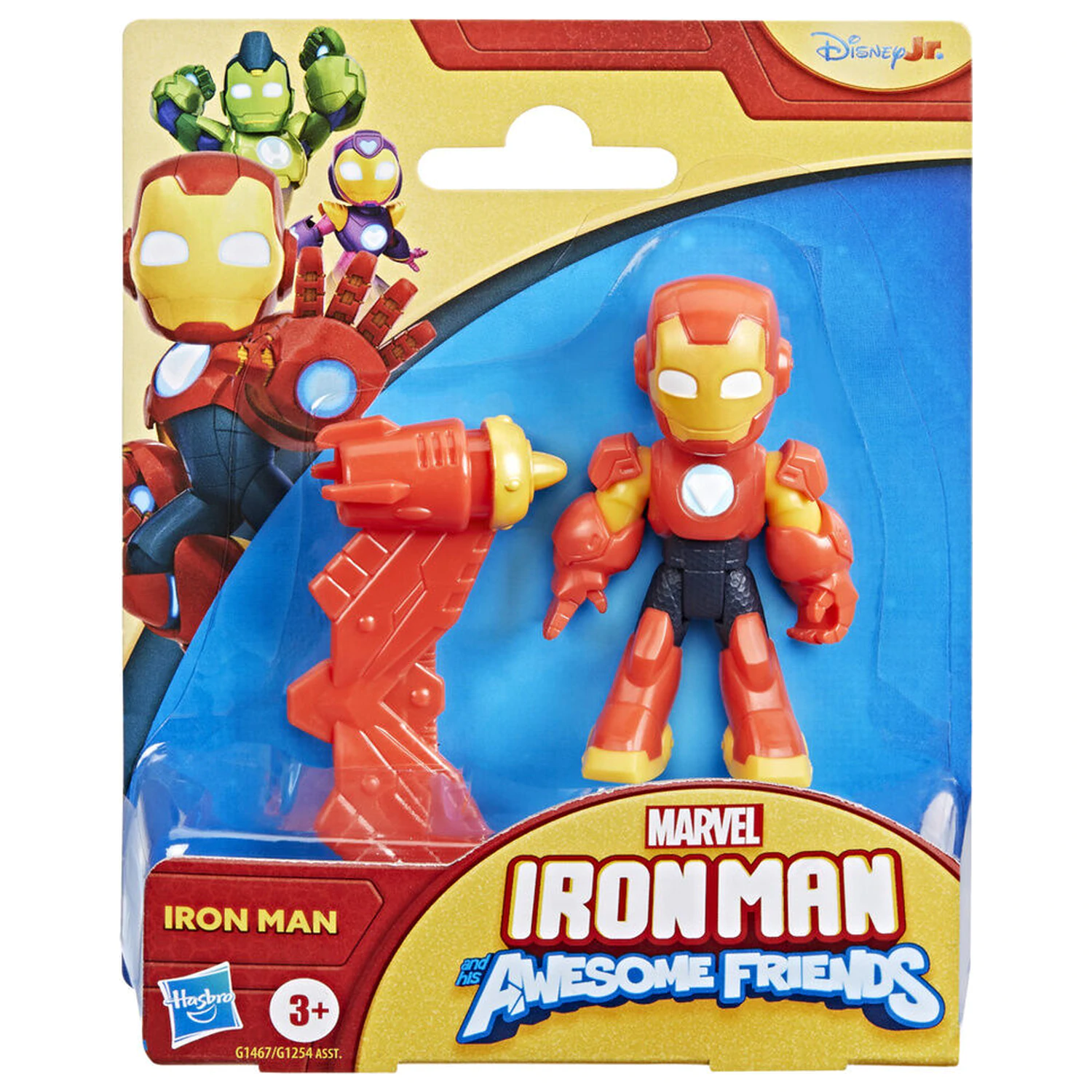 Marvel Iron Man And His Awesome Friends Iron Man figure 7cm product photo