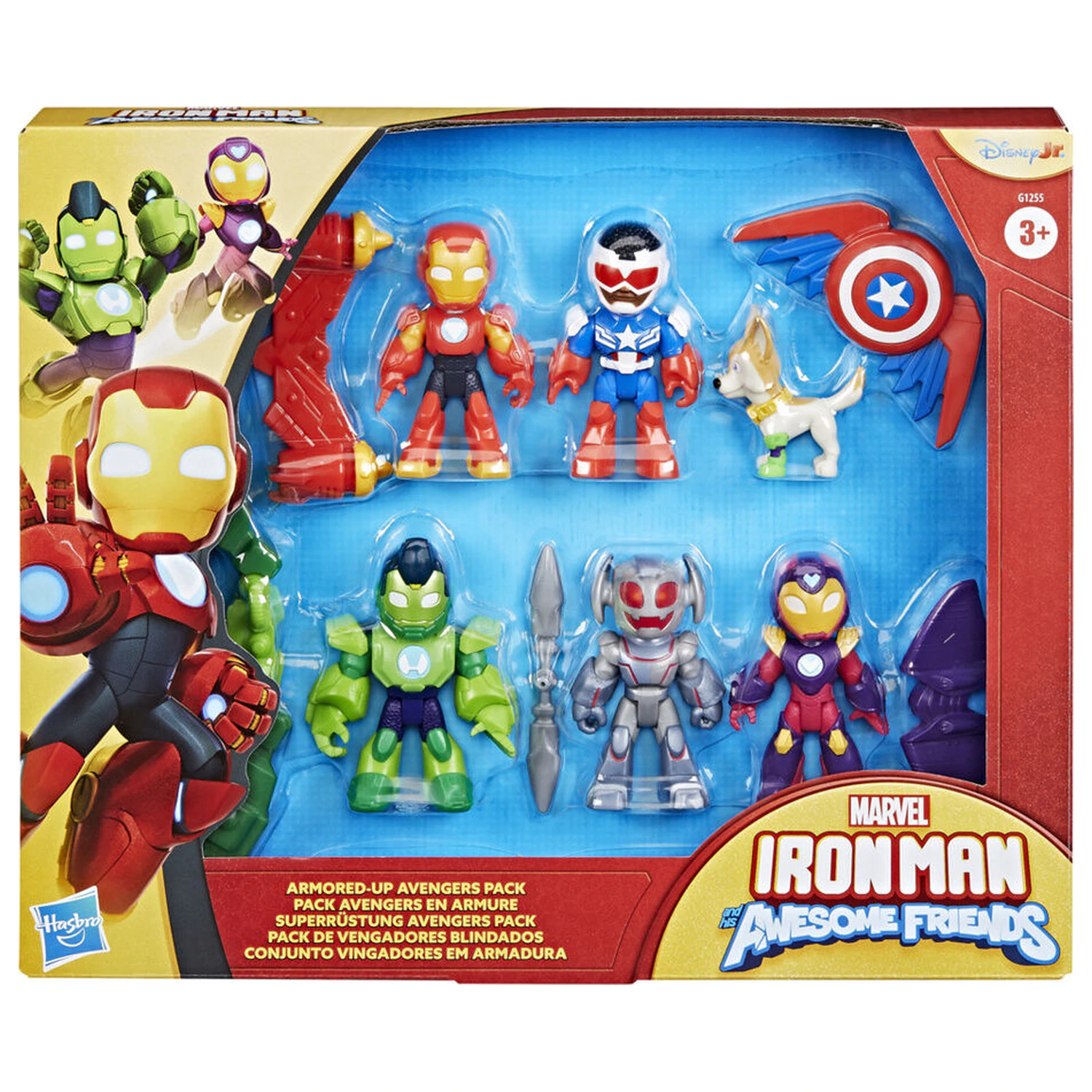 Marvel Iron Man And His Awesome Friends pack 6 figures 7cm product photo