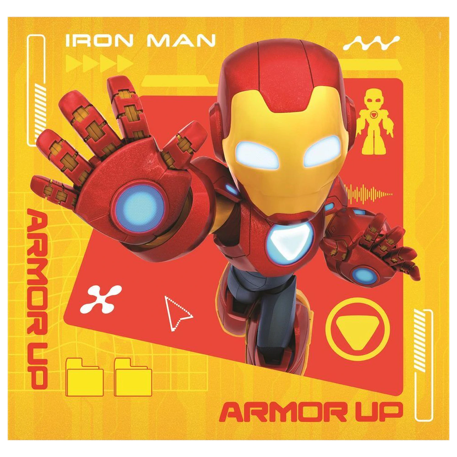 Marvel Iron Man And His Awesome Square puzzle 3x48pcs product photo