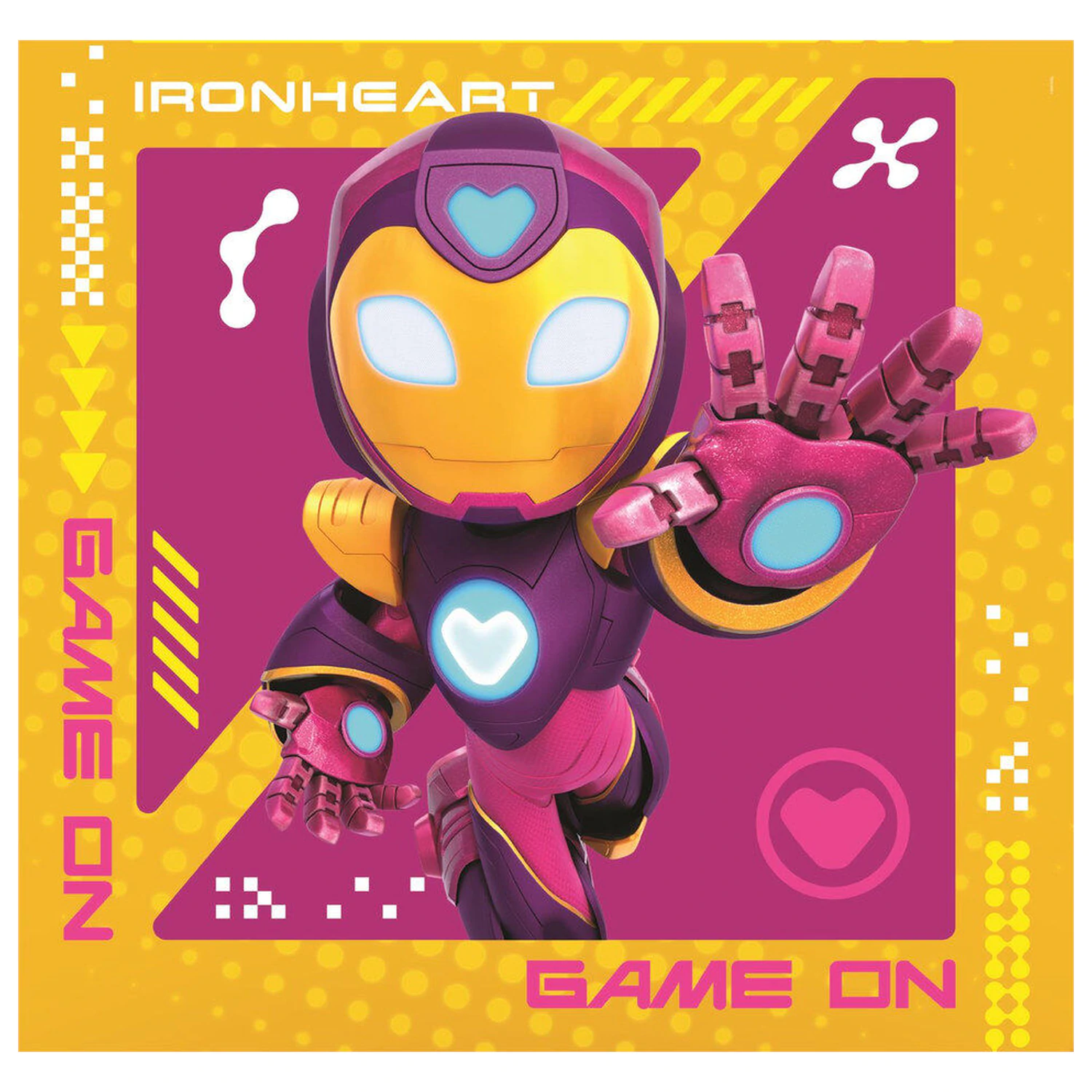 Marvel Iron Man And His Awesome Square puzzle 3x48pcs product photo