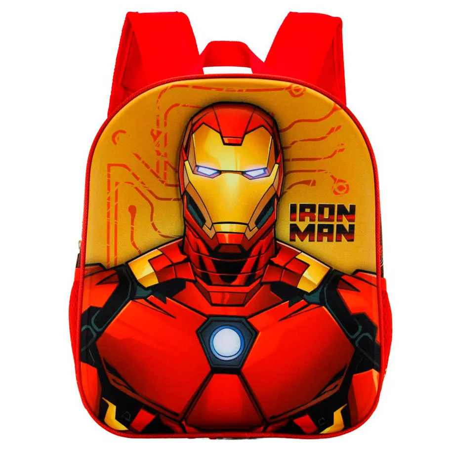 Marvel Iron Man Angry 3D backpack 31cm product photo