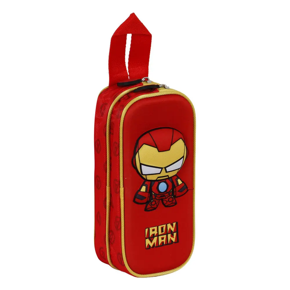 Marvel Iron Man Bobblehead 3D double pencil case product photo