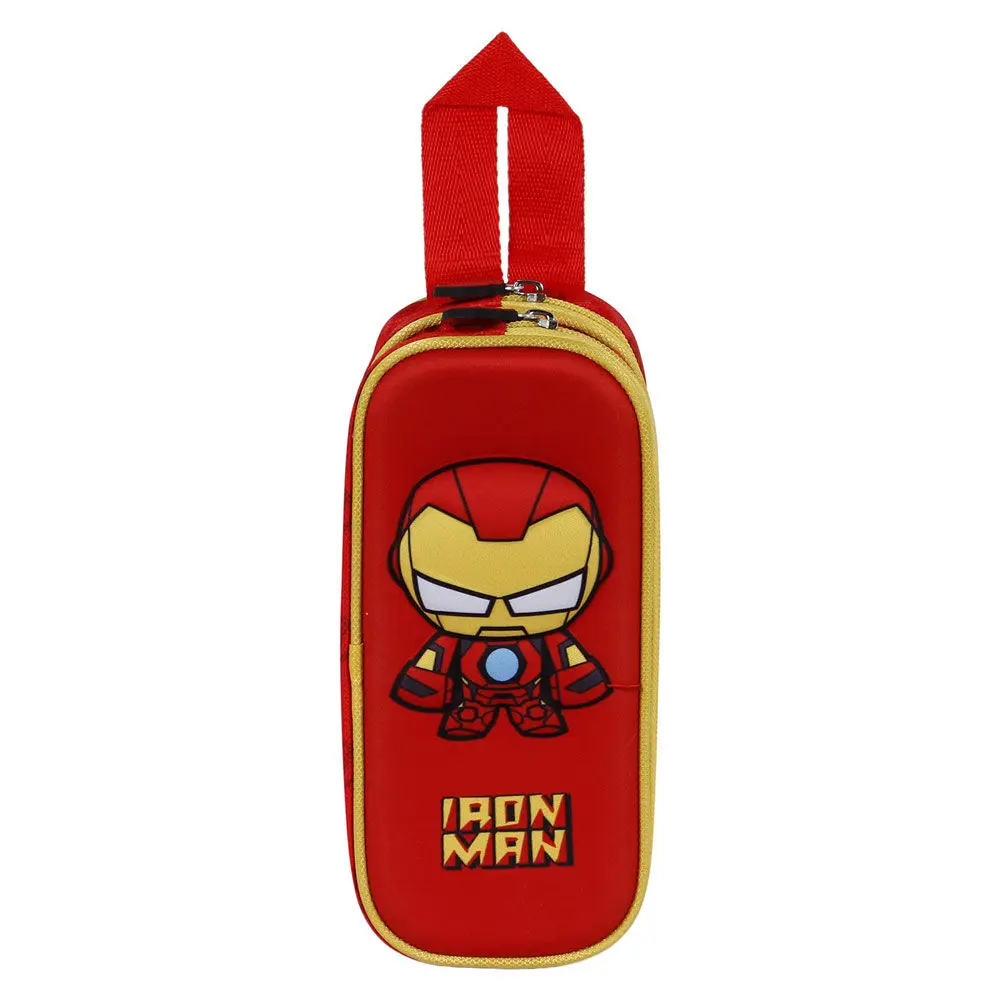 Marvel Iron Man Bobblehead 3D double pencil case product photo