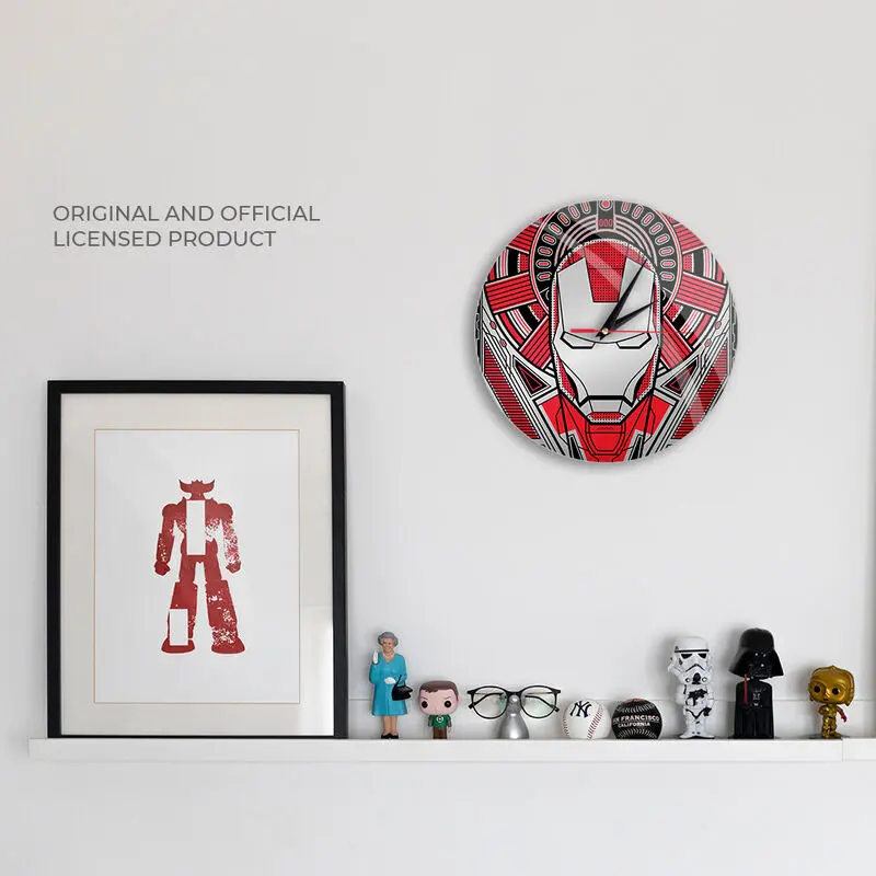 Marvel Iron Man wall clock product photo