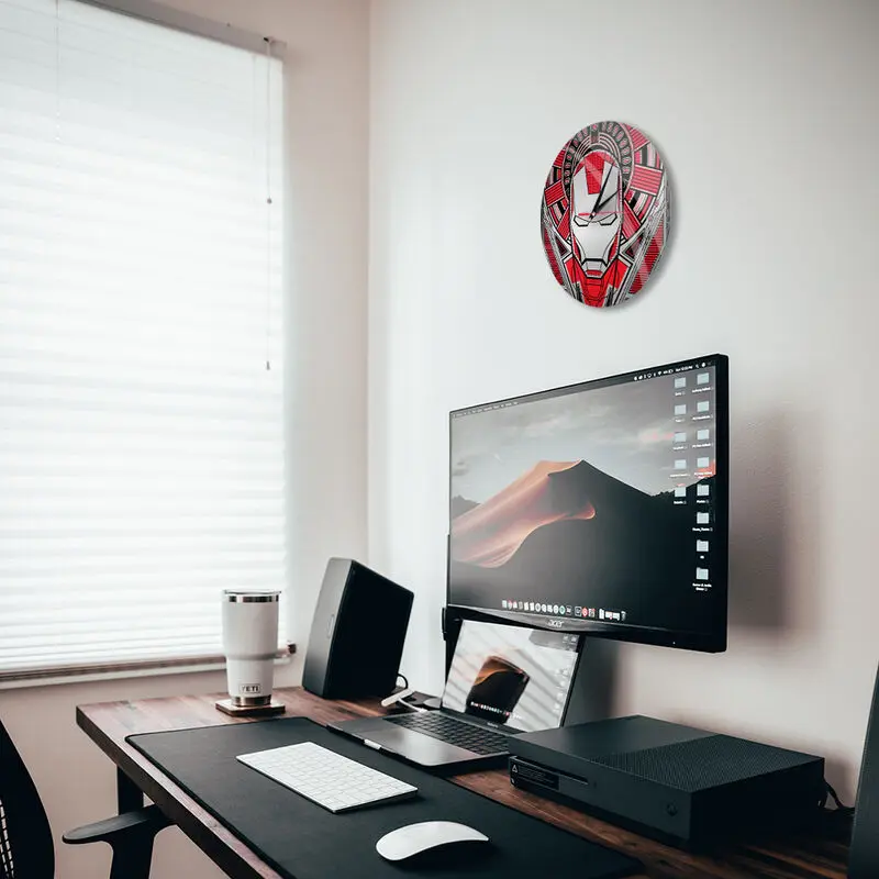 Marvel Iron Man wall clock product photo