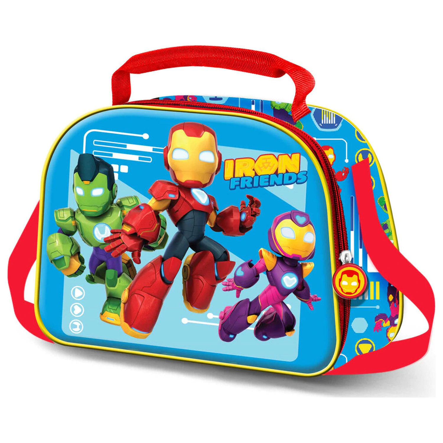 Marvel Iron Man Friends Tech 3D lunch bag product photo