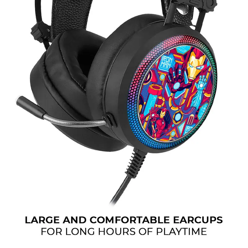 Marvel Iron Man Gaming headphones product photo