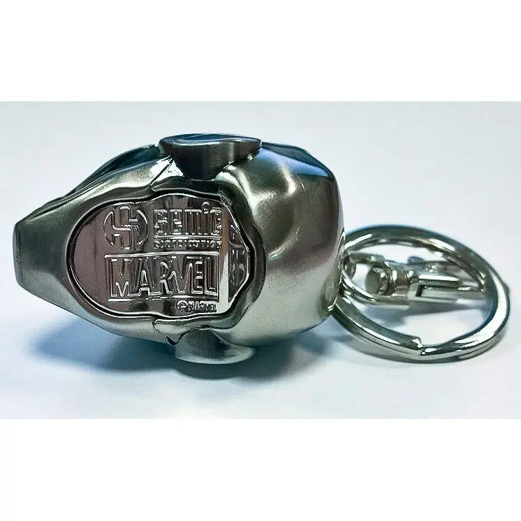 Marvel Comics Metal Keychain Iron Man Helmet Mark II product photo