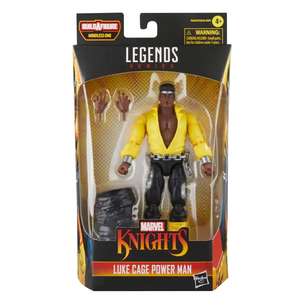 Marvel Knights Marvel Legends Action Figure Luke Cage Power Man (BAF: Mindless One) 15 cm termékfotó