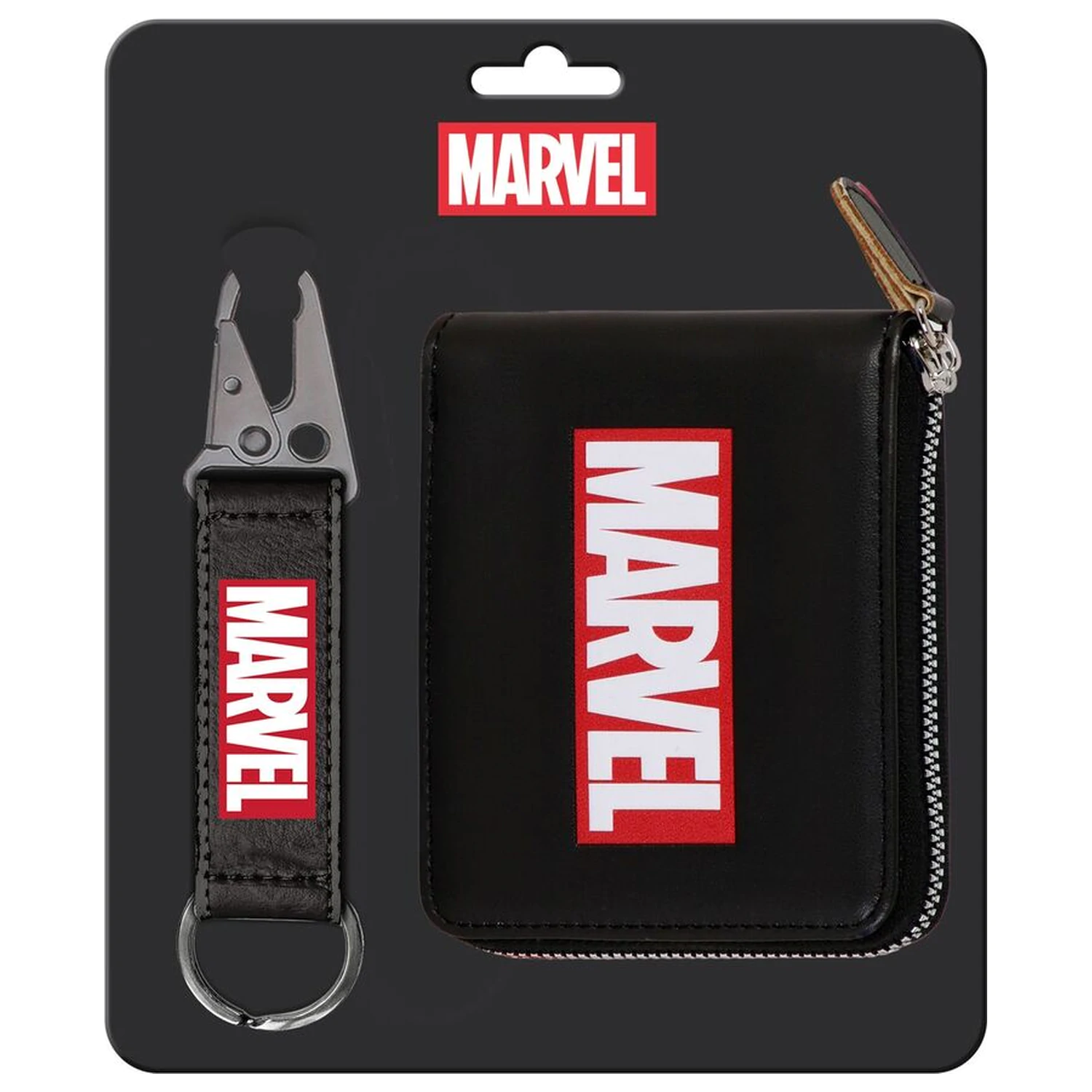 Marvel keyring + wallet set product photo
