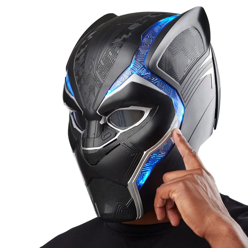Marvel Legends Black Panther electronic helmet product photo