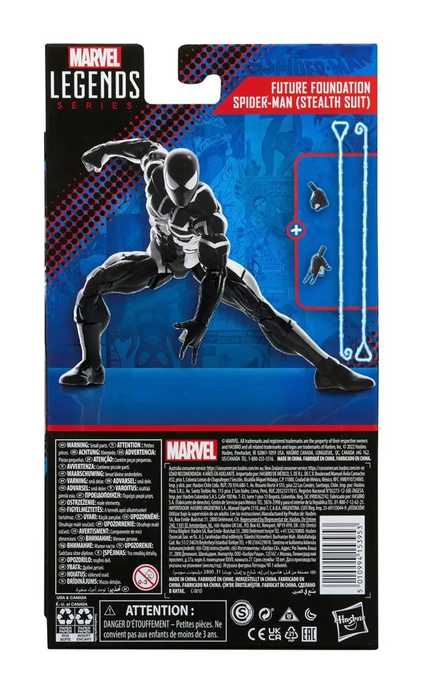 Marvel Legends Action Figure 2022 Future Foundation Spider-Man (Stealth Suit) 15 cm product photo