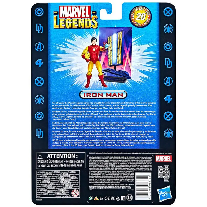 Marvel Legends 20th Anniversary Series 1 Action Figure 2022 Iron Man 15 cm product photo