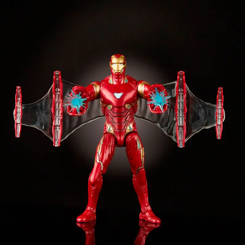 Marvel Legends 80 Anniversary Iron Spider & Iron Man set figures product photo