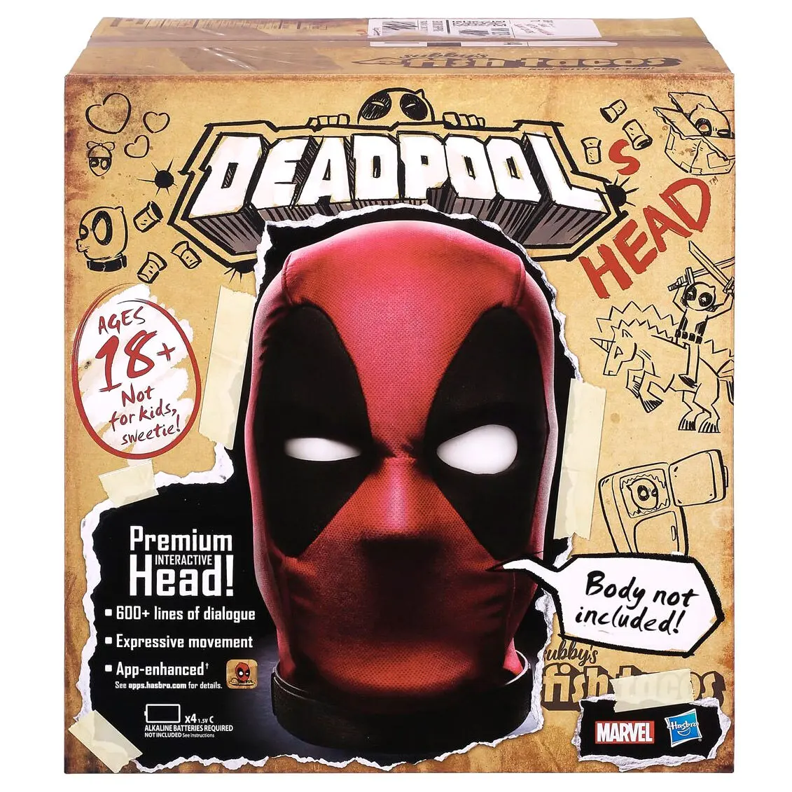 Marvel Legends English Interactive Electronic Deadpool's Head product photo