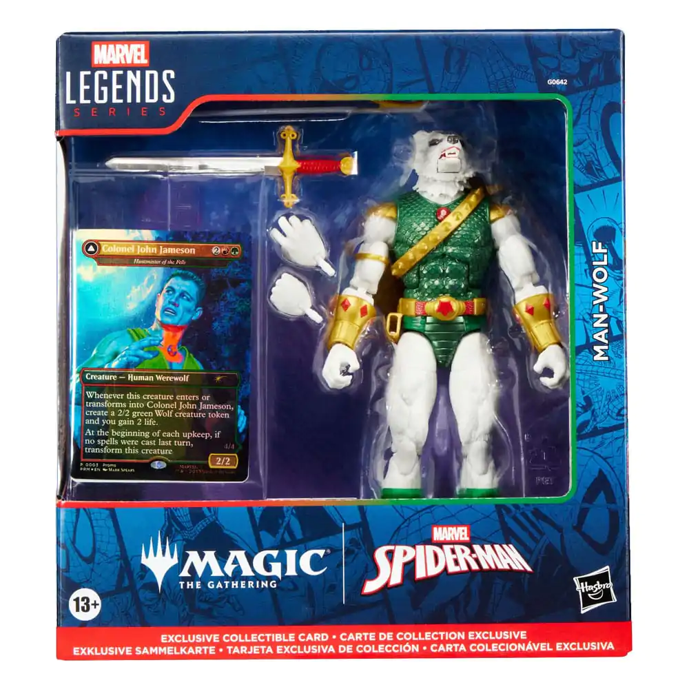 Marvel Legends Magic: The Gathering Action Figure Man-Wolf (plus Exclusive Foil Card) 15 cm product photo