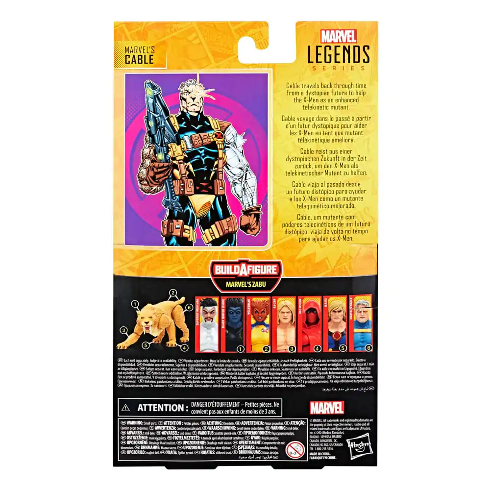 Marvel Legends Action Figure Marvel's Cable (BAF: Marvel's Zabu) 15 cm product photo