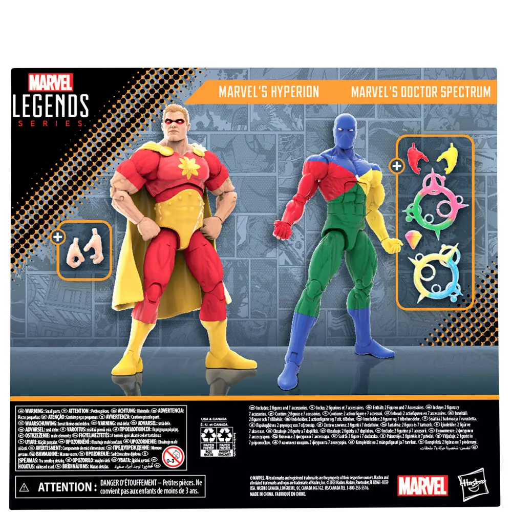 Squadron Supreme Marvel Legends Action Figure 2-Pack Marvel's Hyperion &amp; Marvel's Doctor Spectrum 15 cm product photo