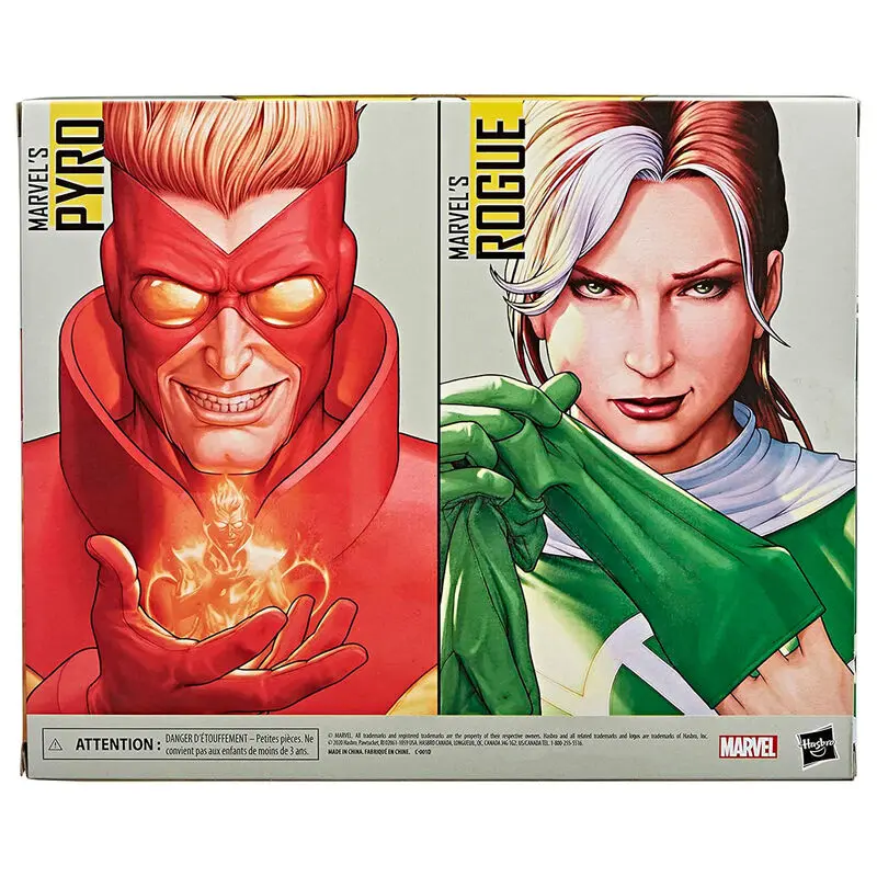 Marvel Legends Pyro and Rogue set 2 figures 15cm product photo