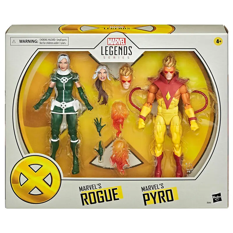 Marvel Legends Pyro and Rogue set 2 figures 15cm product photo
