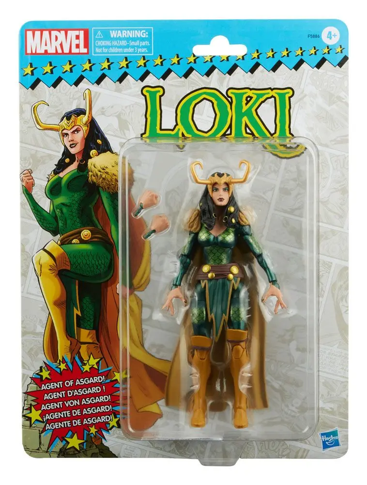 Marvel Legends Retro Collection Series Action Figure 2022 Loki - Agent of Asgard 10 cm product photo