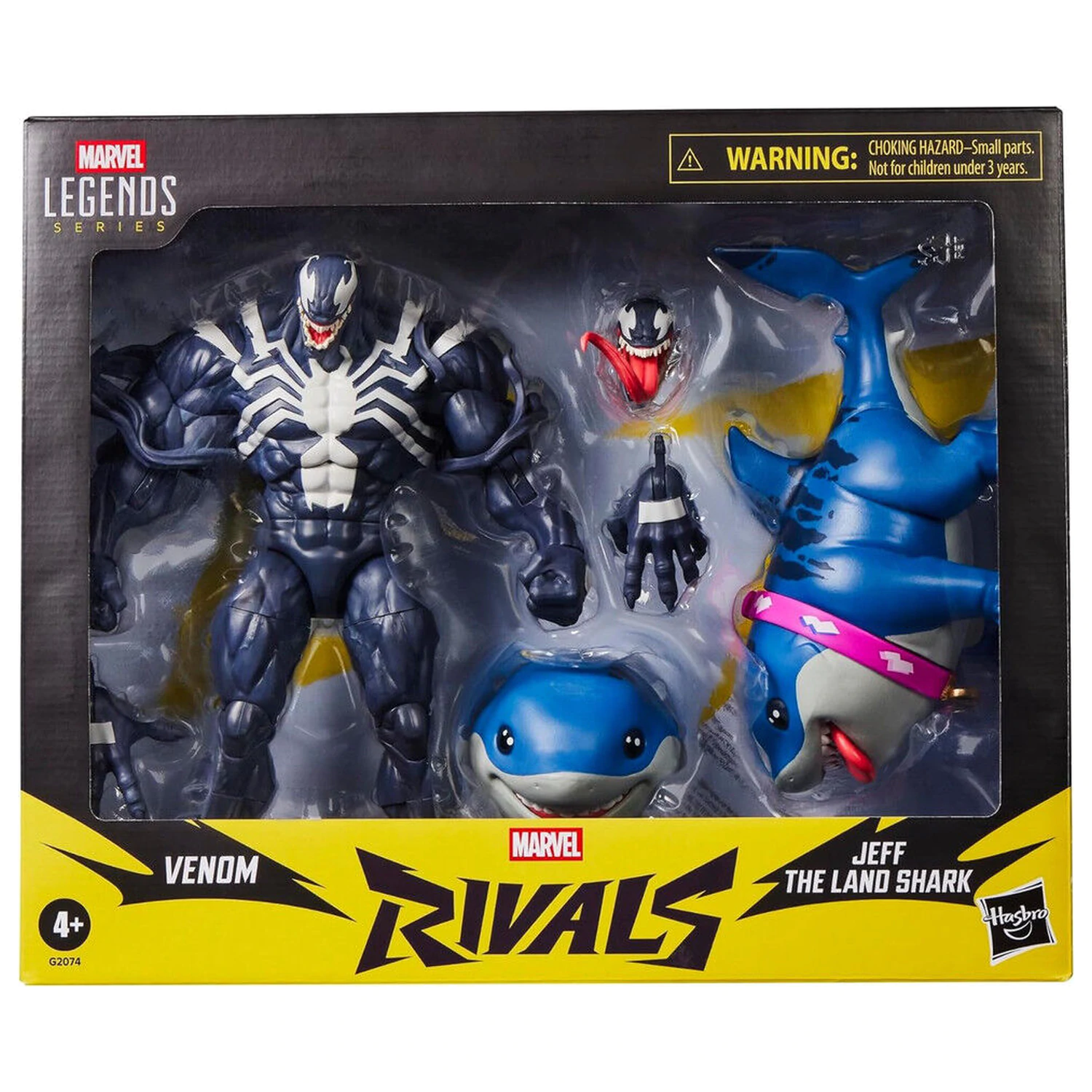 Marvel Legends Rivals Venom & Jeff the Land Shark figure 15cm product photo