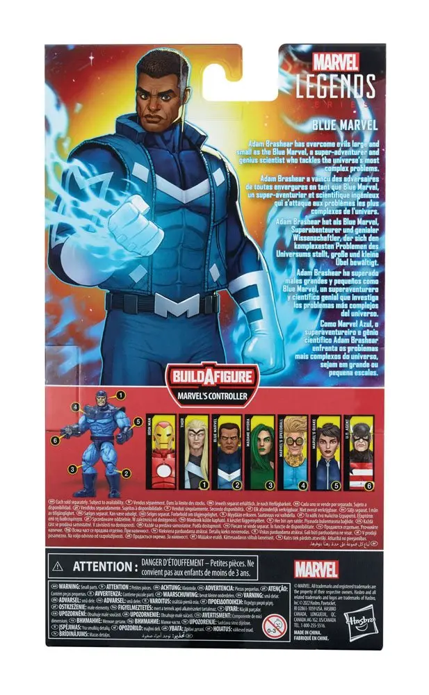 Marvel Legends Series Action Figure 2022 Marvel's Controller BAF #2: Blue Marvel 15 cm termékfotó