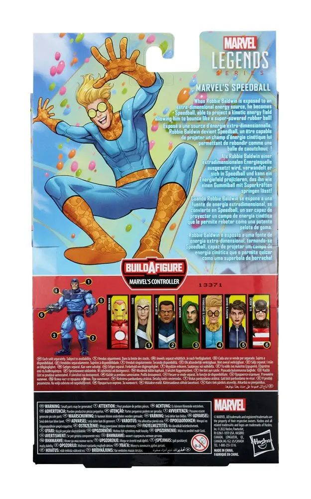Marvel Legends Series Action Figure 2022 Marvel's Controller BAF #4: Marvel's Speedball 15 cm product photo