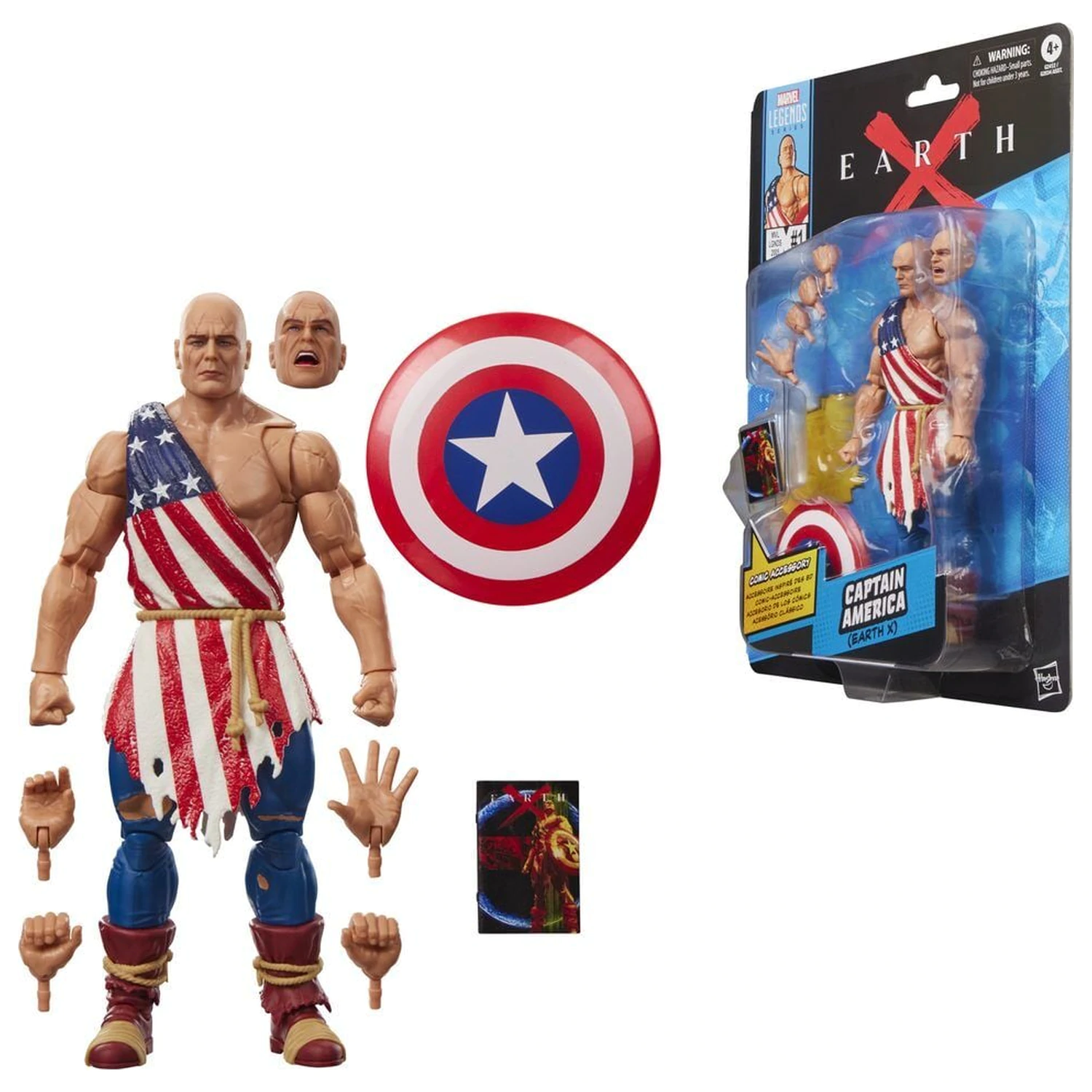 Marvel Legends Series Captain America Earth figure 15cm product photo