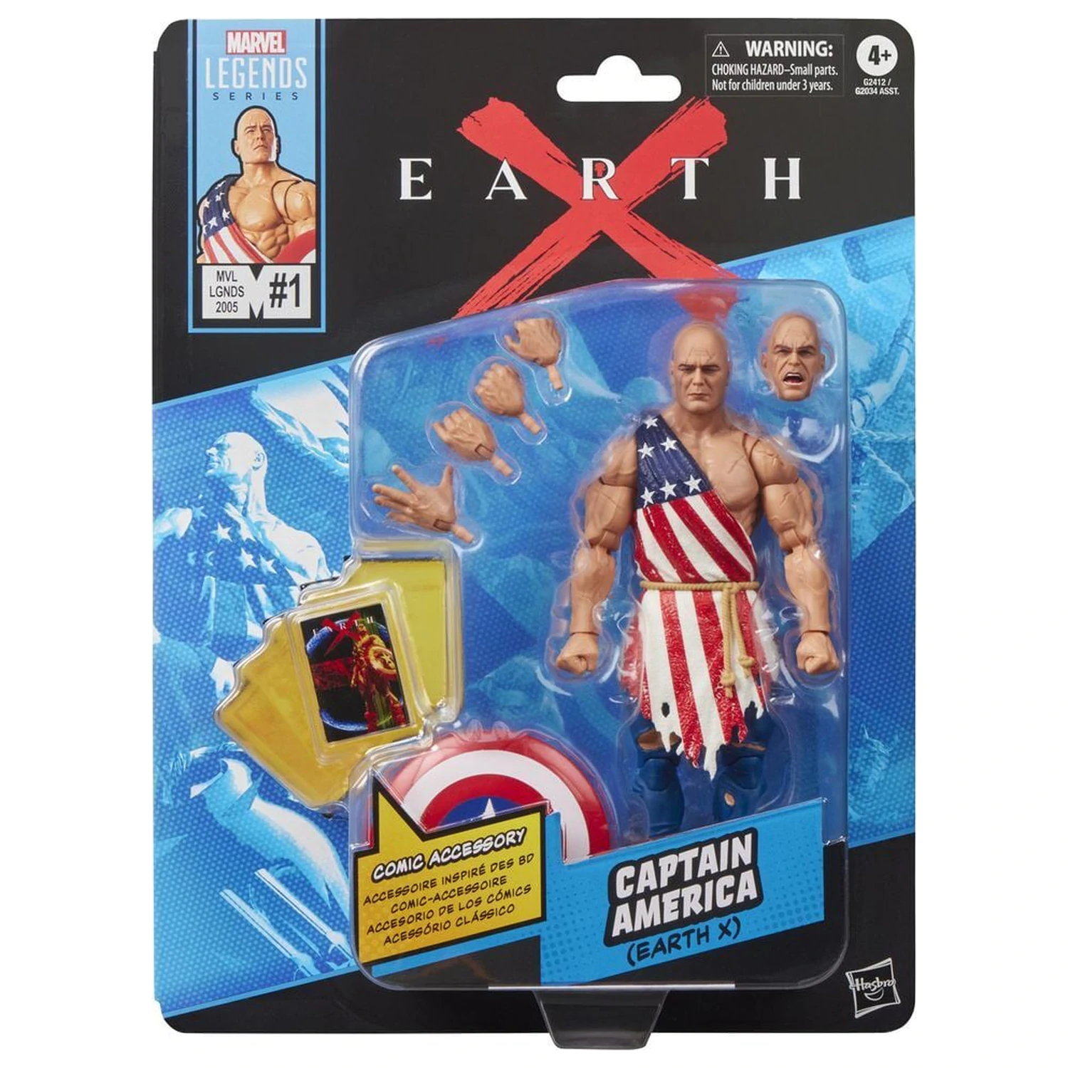 Marvel Legends Series Captain America Earth figure 15cm product photo