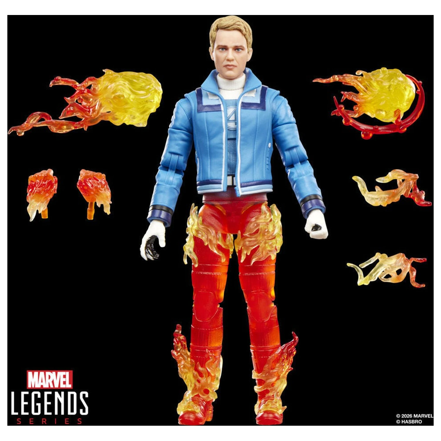 Marvel Legends Series Avengers Doomsday Invisible Woman & Human Torch pack 2 figures 15cm product photo