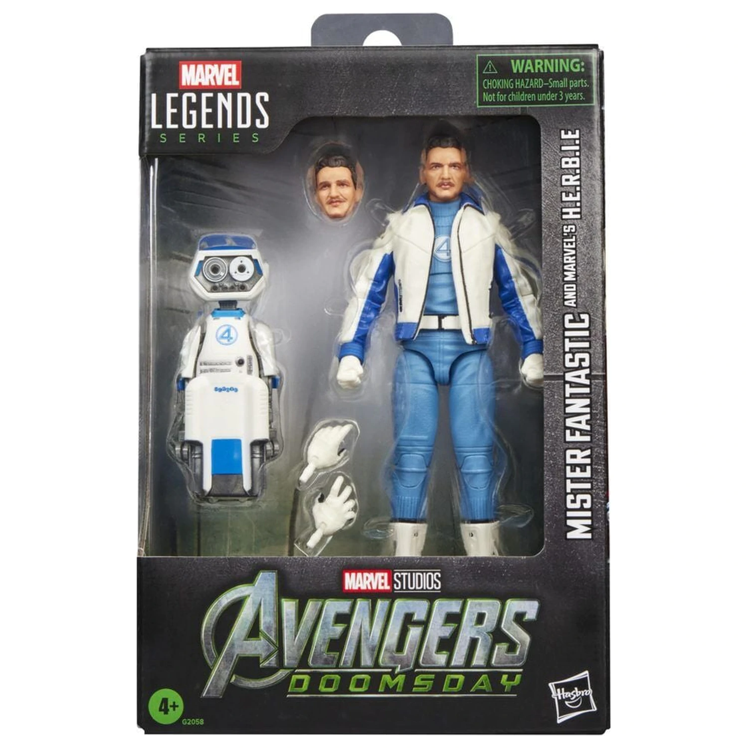 Marvel Legends Series Avengers Doomsday Mister Fantastic and Marvels H.E.R.B.I.E. figure 15cm product photo