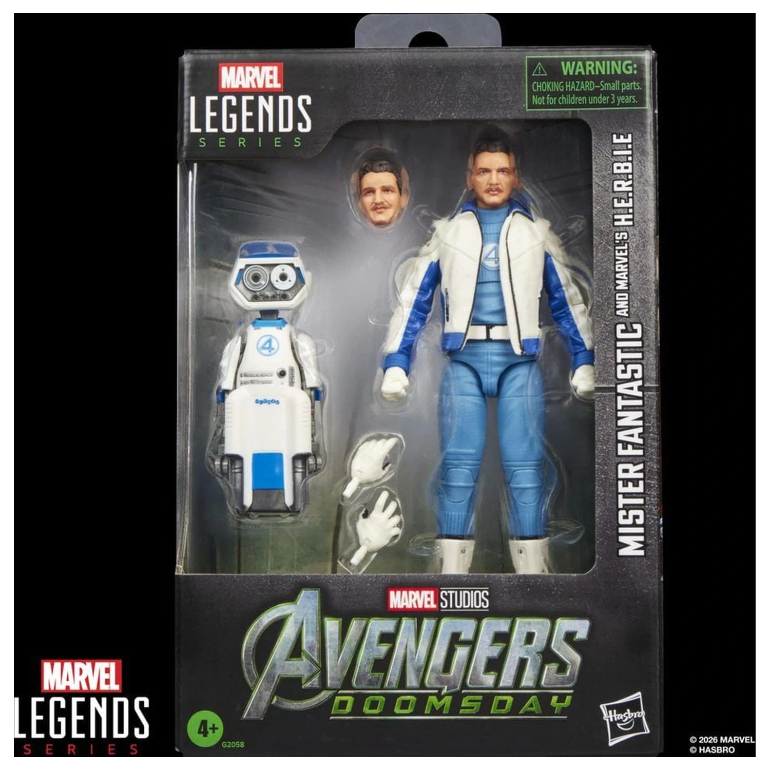 Marvel Legends Series Avengers Doomsday Mister Fantastic and Marvels H.E.R.B.I.E. figure 15cm product photo